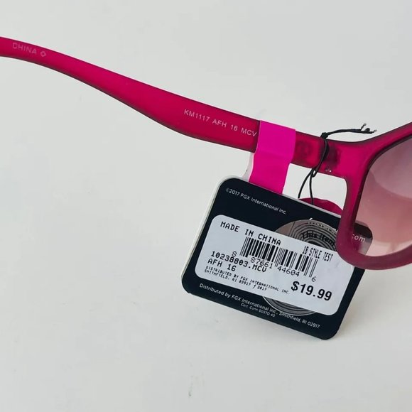 SG00762 Shape AFH 16 MCV Sunglasses 100% UVA/UVB lens Protect, Pink Frame Women - Picture 6 of 7